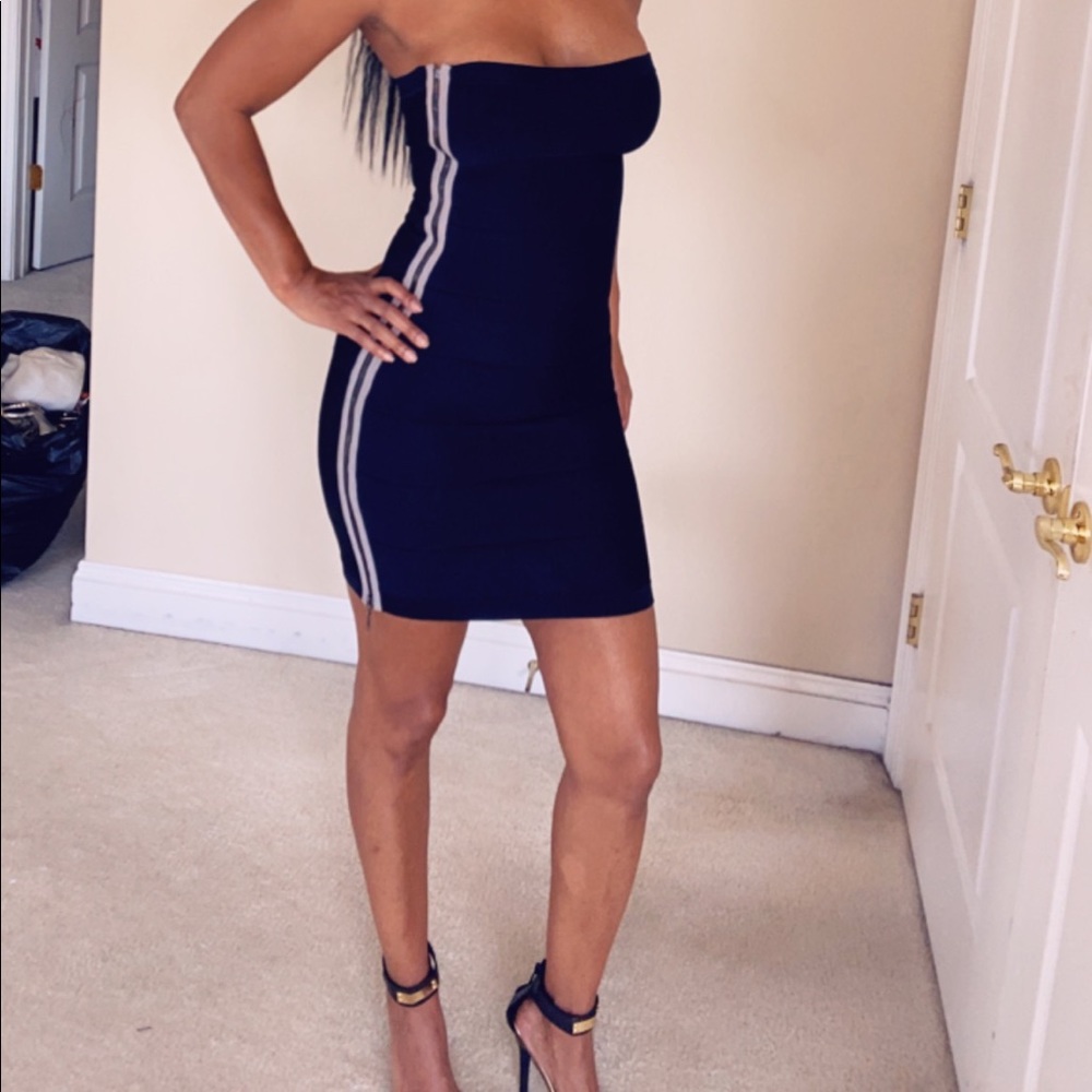 Black bandage dress